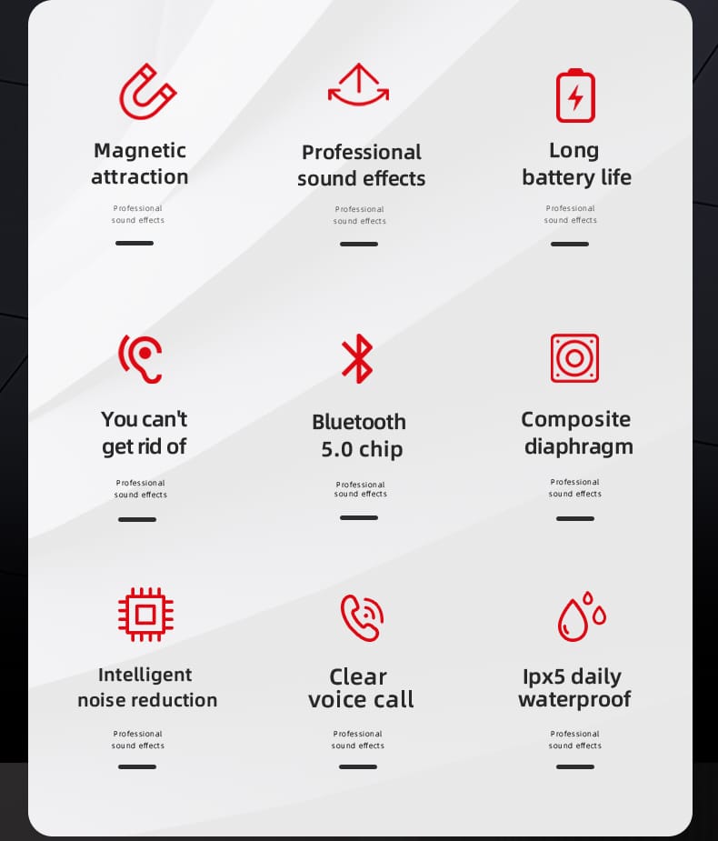 Features of lenovo he05x neckband 